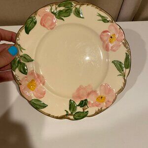 Franciscan Desert Rose 8 Hand Decorated Vintage Plate USA
